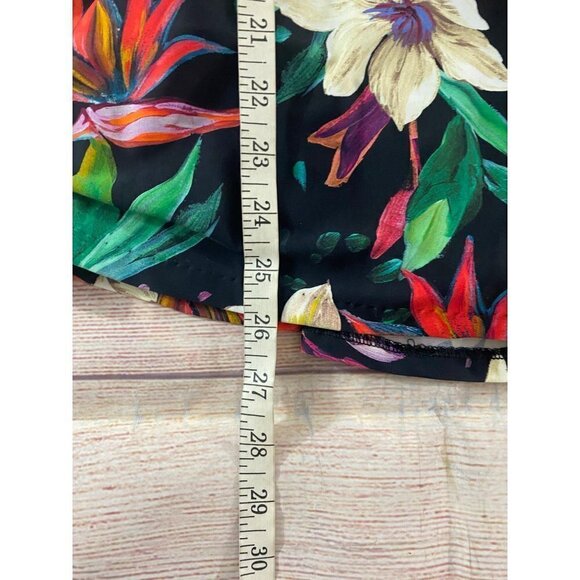 Maxine Of Hollywood Women's Black Floral Skirtini One Piece - 8 - Picture 3 of 12